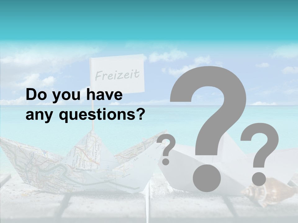 Schiff Konzept Freizeit PowerPoint Template