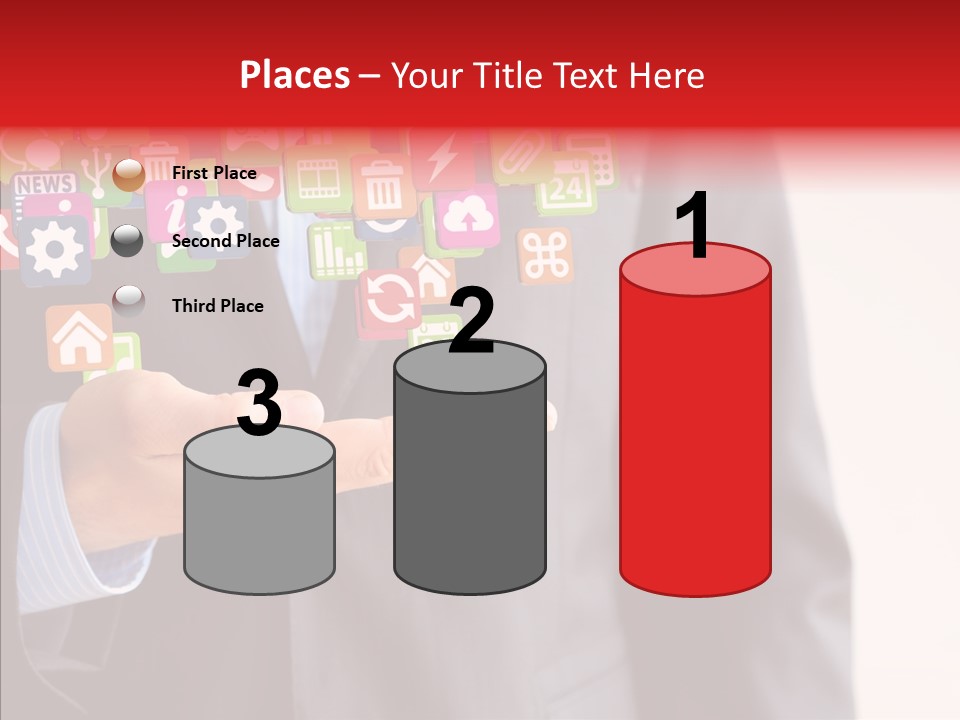 Tablet Mobile Cloud PowerPoint Template