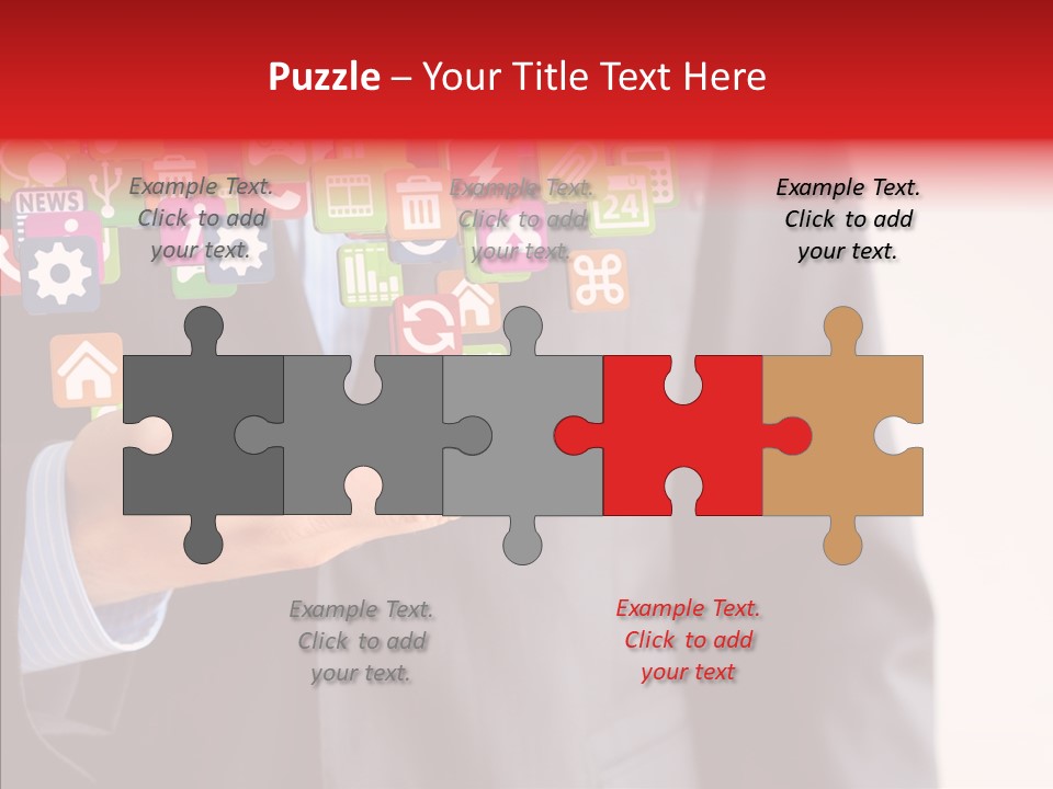 Tablet Mobile Cloud PowerPoint Template