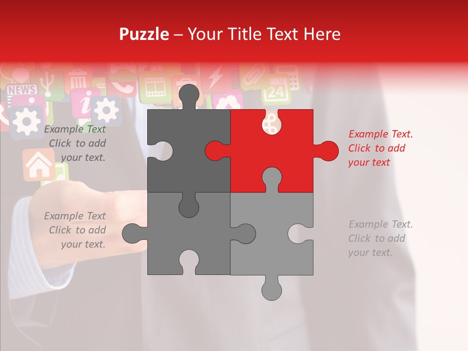 Tablet Mobile Cloud PowerPoint Template