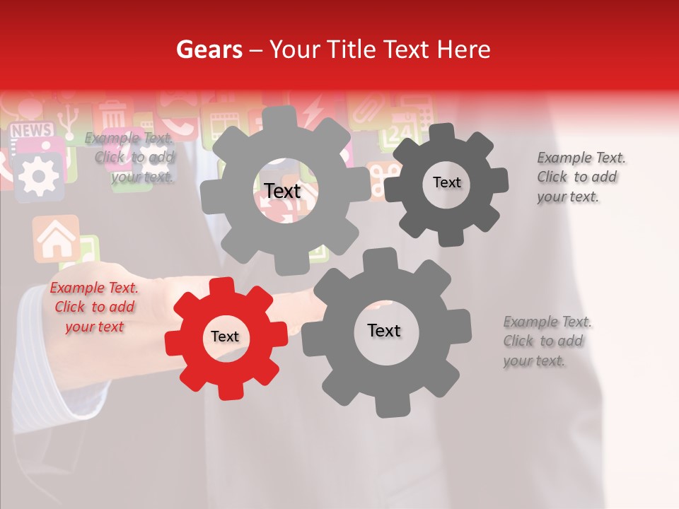 Tablet Mobile Cloud PowerPoint Template