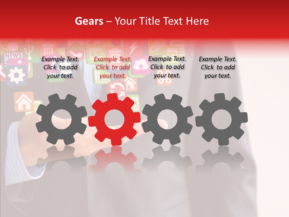 Tablet Mobile Cloud PowerPoint Template