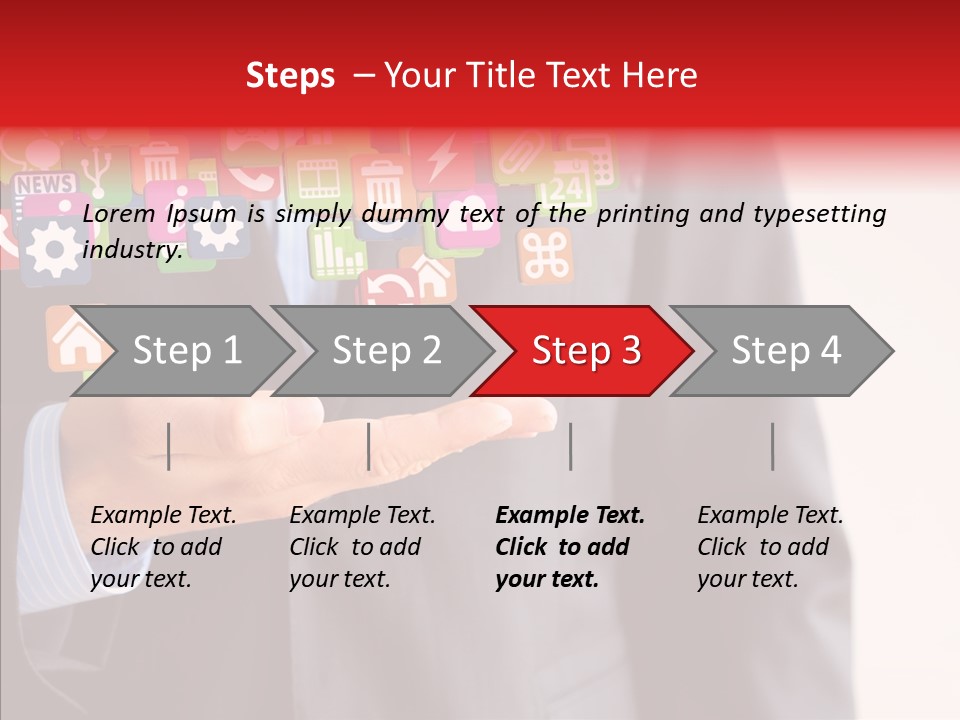 Tablet Mobile Cloud PowerPoint Template
