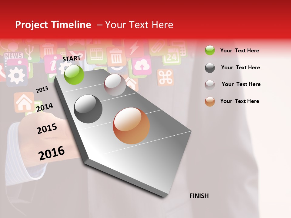 Tablet Mobile Cloud PowerPoint Template