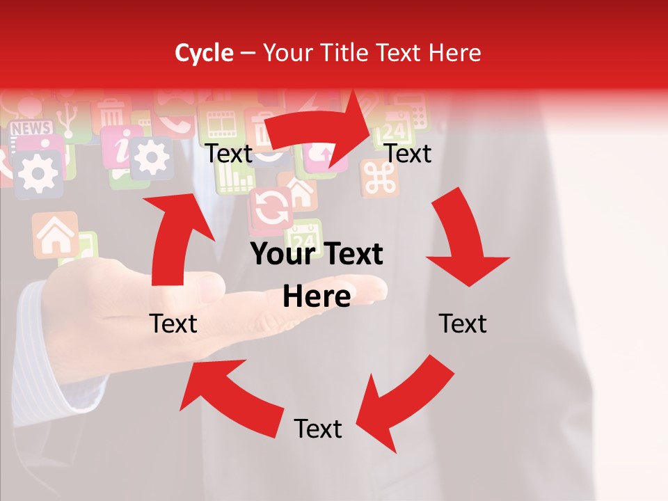 Tablet Mobile Cloud PowerPoint Template