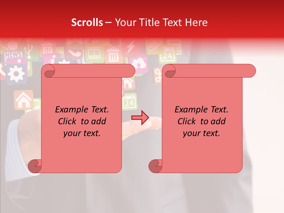 Tablet Mobile Cloud PowerPoint Template