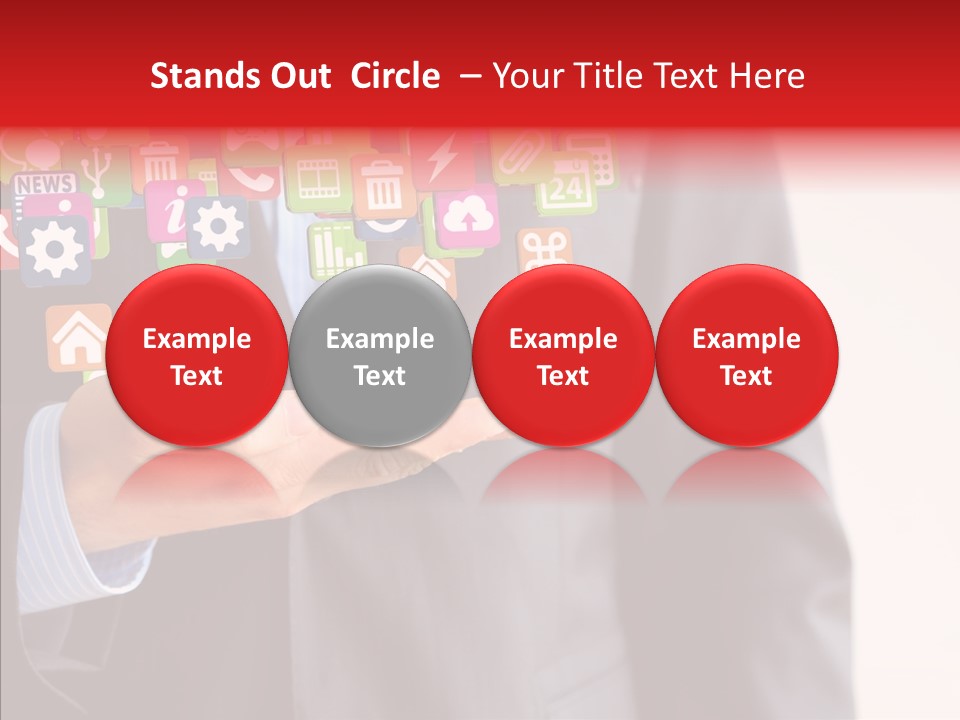 Tablet Mobile Cloud PowerPoint Template