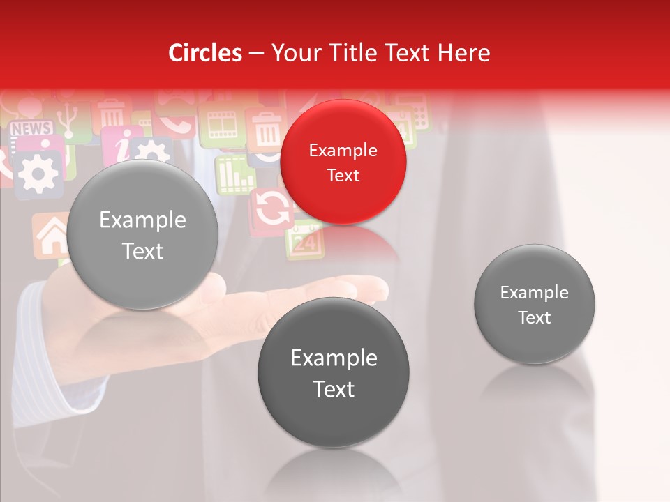 Tablet Mobile Cloud PowerPoint Template