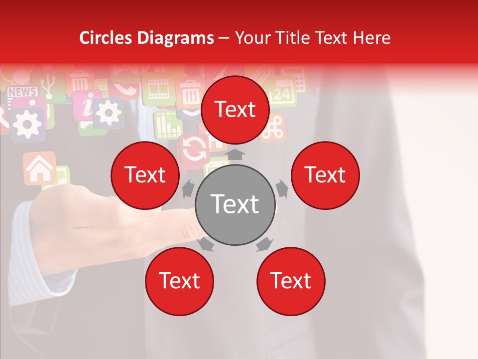 Tablet Mobile Cloud PowerPoint Template