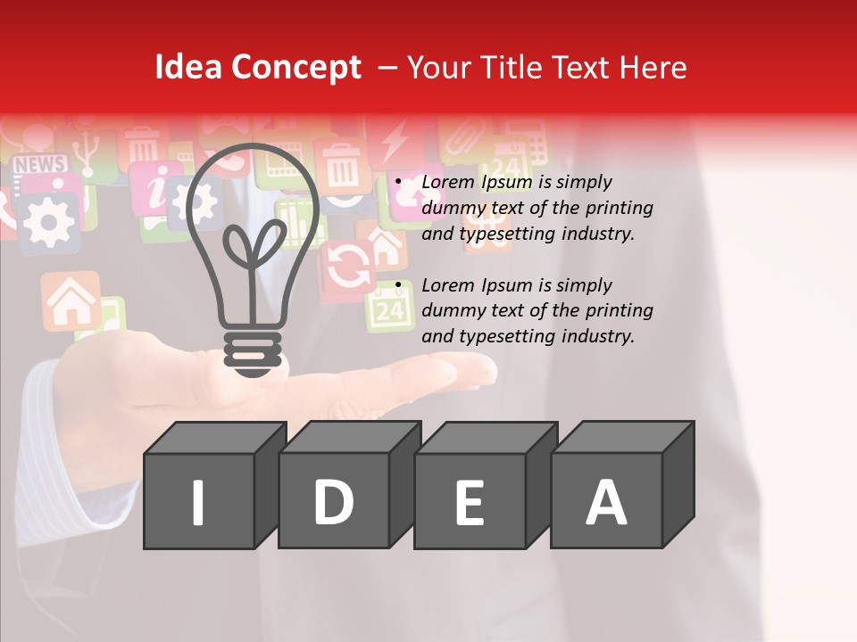 Tablet Mobile Cloud PowerPoint Template