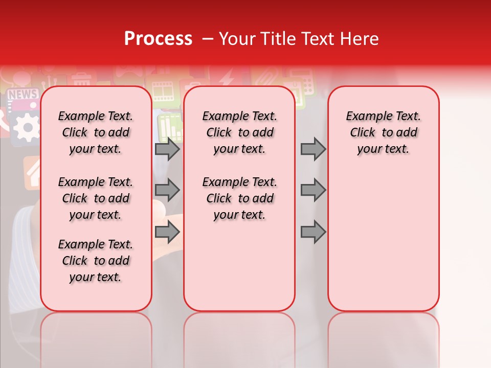 Tablet Mobile Cloud PowerPoint Template