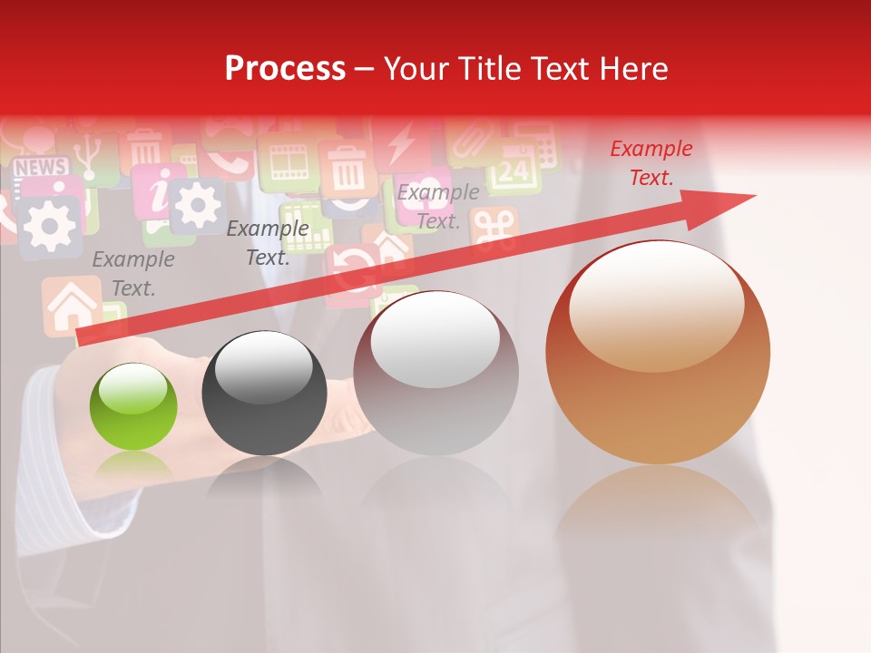 Tablet Mobile Cloud PowerPoint Template
