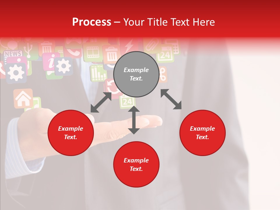 Tablet Mobile Cloud PowerPoint Template