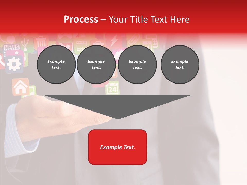 Tablet Mobile Cloud PowerPoint Template