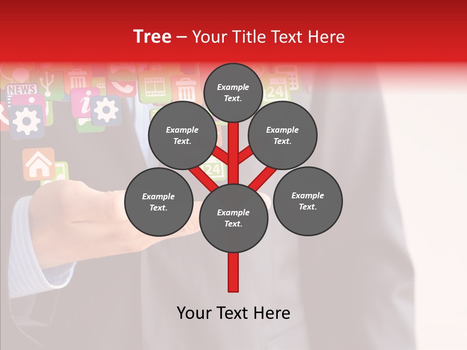 Tablet Mobile Cloud PowerPoint Template