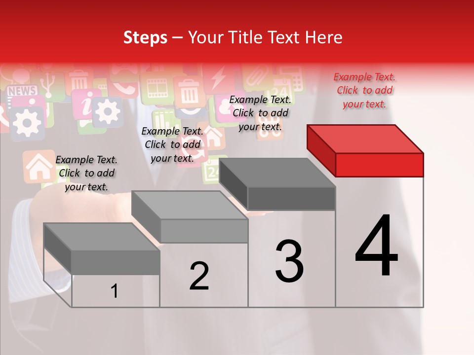 Tablet Mobile Cloud PowerPoint Template