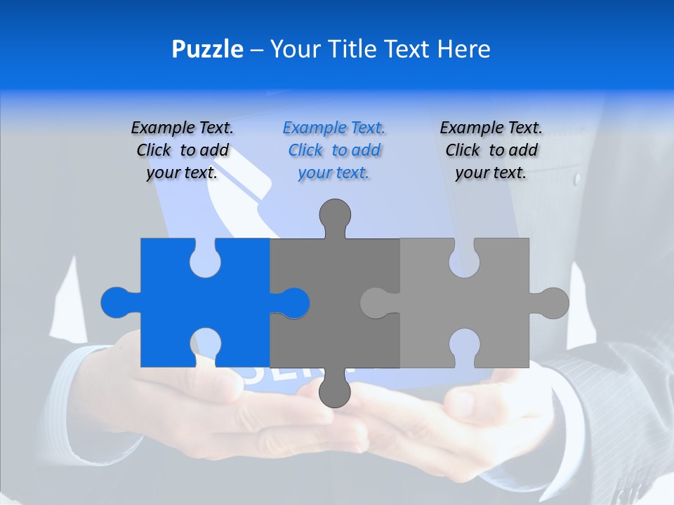 Give Connection Phone PowerPoint Template