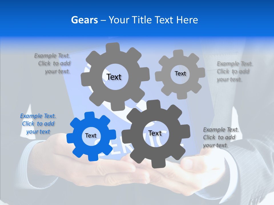 Give Connection Phone PowerPoint Template