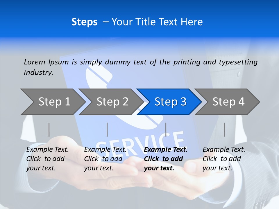 Give Connection Phone PowerPoint Template