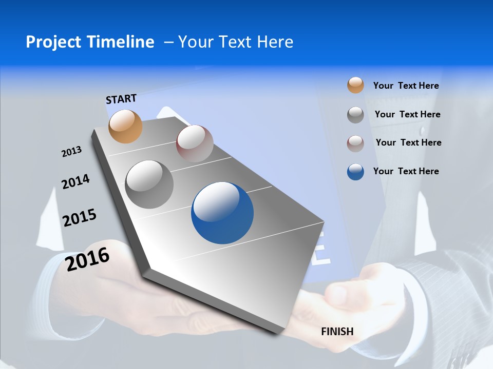 Give Connection Phone PowerPoint Template
