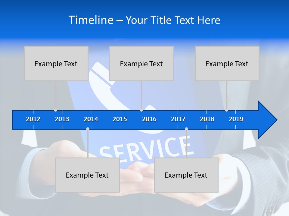 Give Connection Phone PowerPoint Template