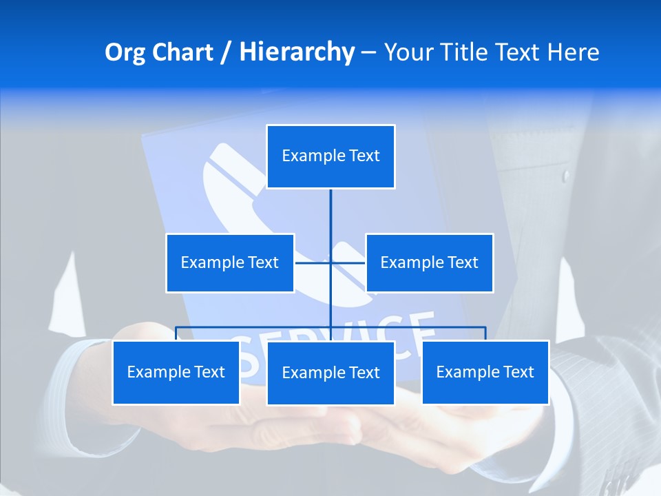 Give Connection Phone PowerPoint Template