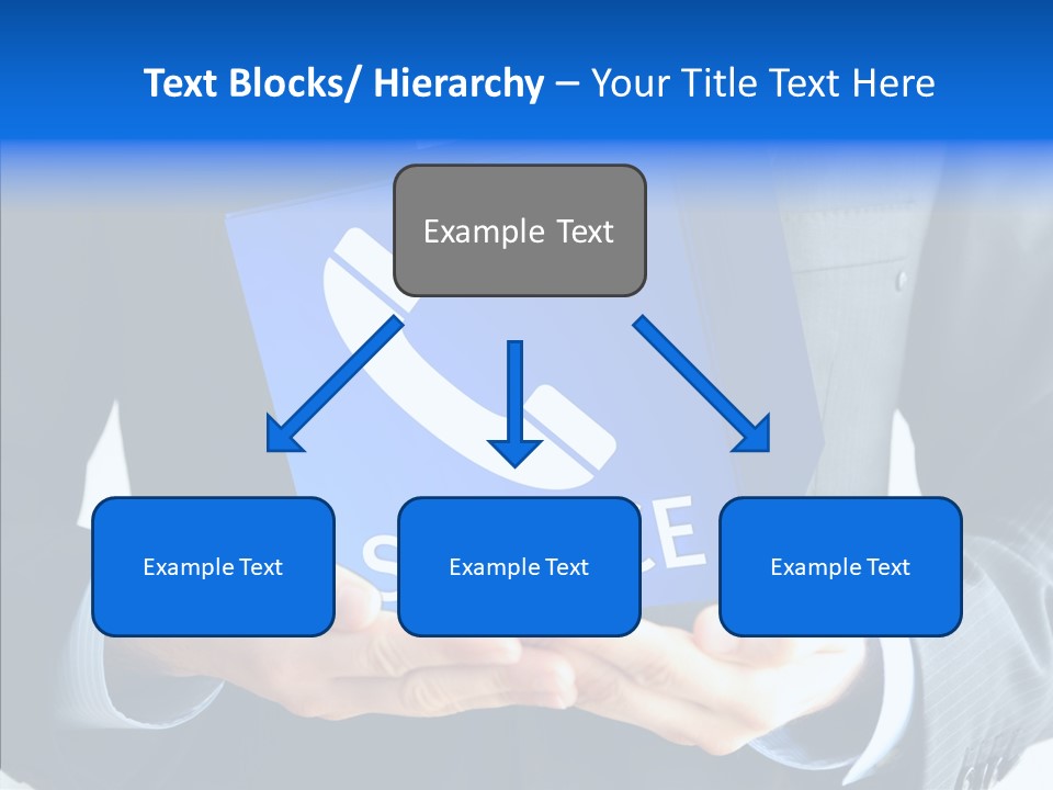 Give Connection Phone PowerPoint Template