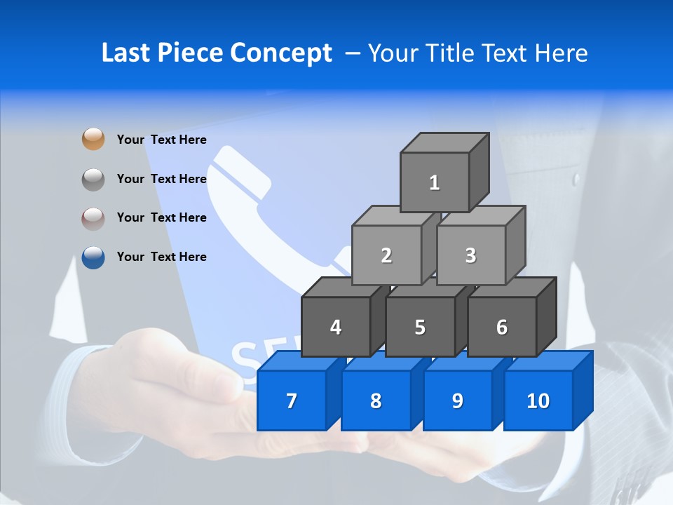 Give Connection Phone PowerPoint Template