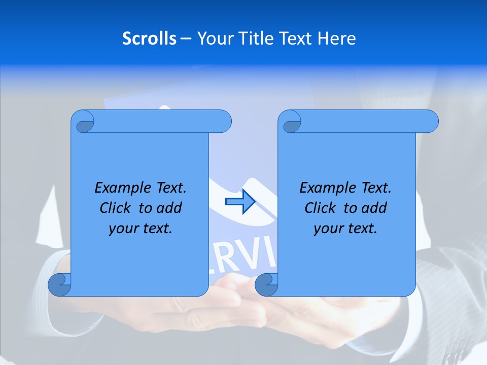 Give Connection Phone PowerPoint Template