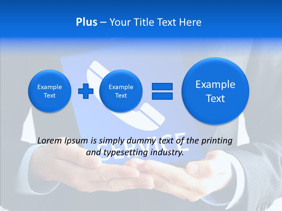 Give Connection Phone PowerPoint Template