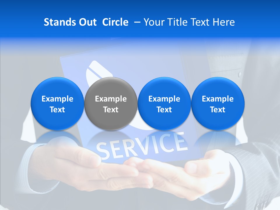 Give Connection Phone PowerPoint Template