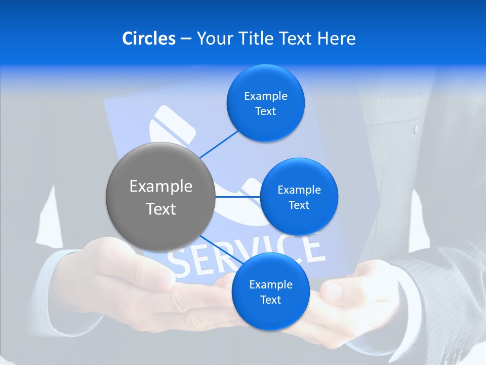 Give Connection Phone PowerPoint Template