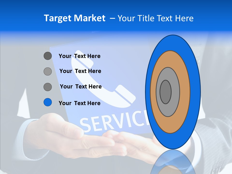 Give Connection Phone PowerPoint Template