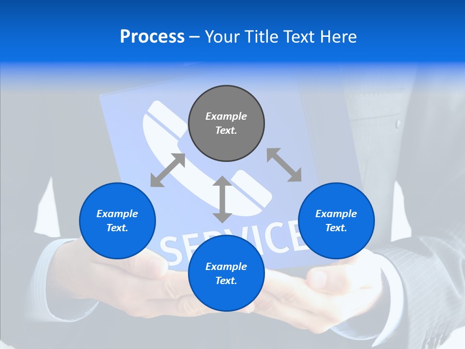 Give Connection Phone PowerPoint Template
