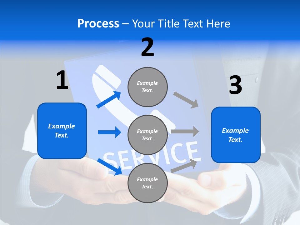 Give Connection Phone PowerPoint Template