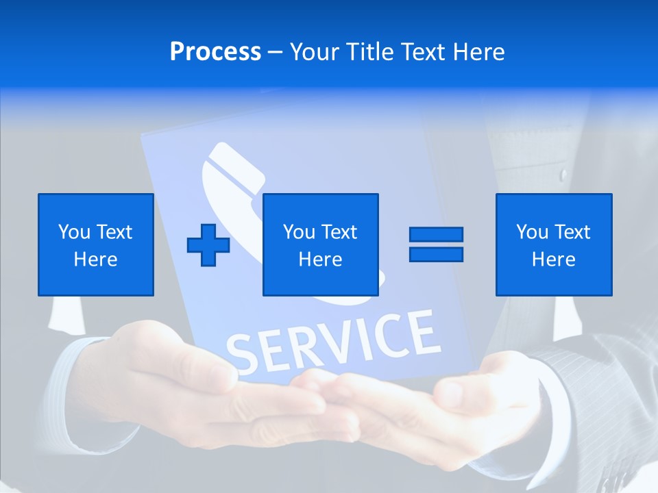 Give Connection Phone PowerPoint Template