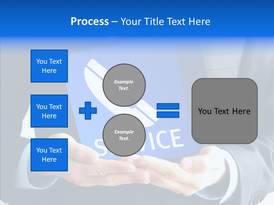 Give Connection Phone PowerPoint Template