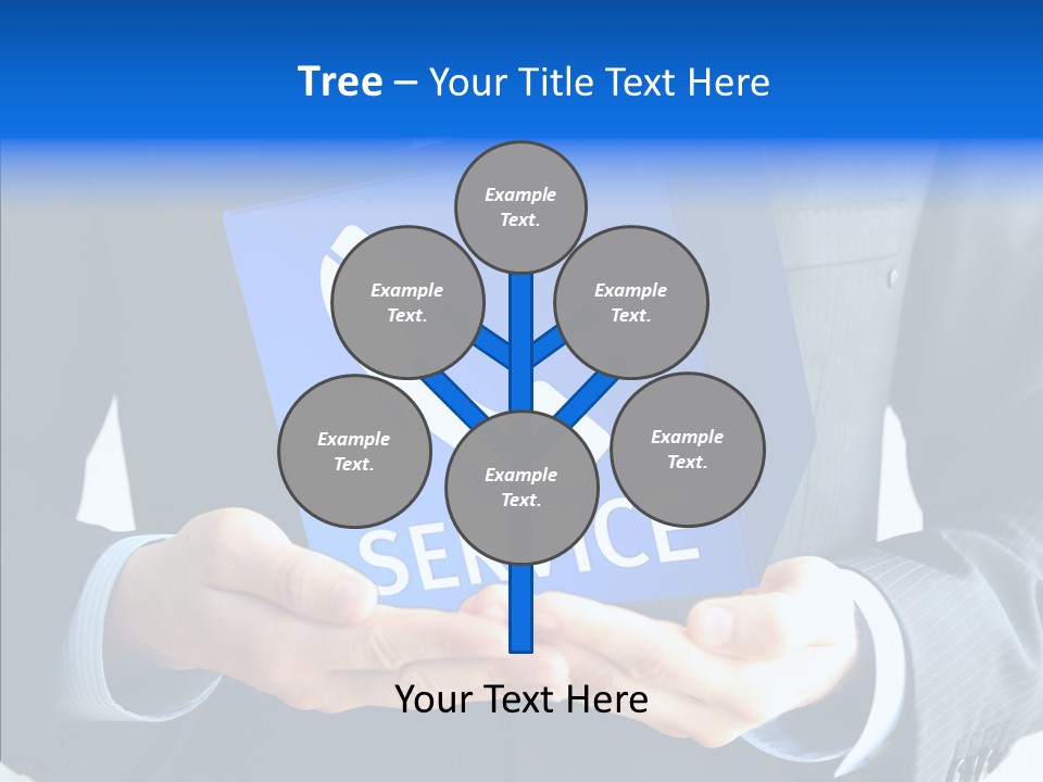 Give Connection Phone PowerPoint Template