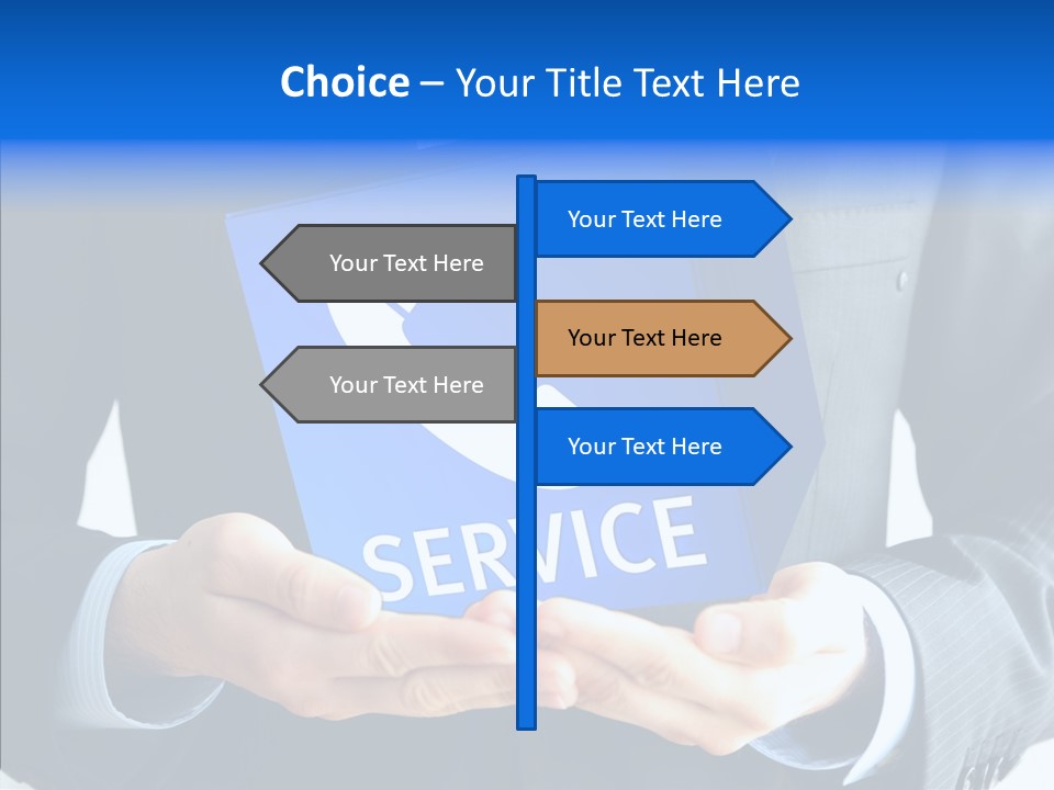 Give Connection Phone PowerPoint Template