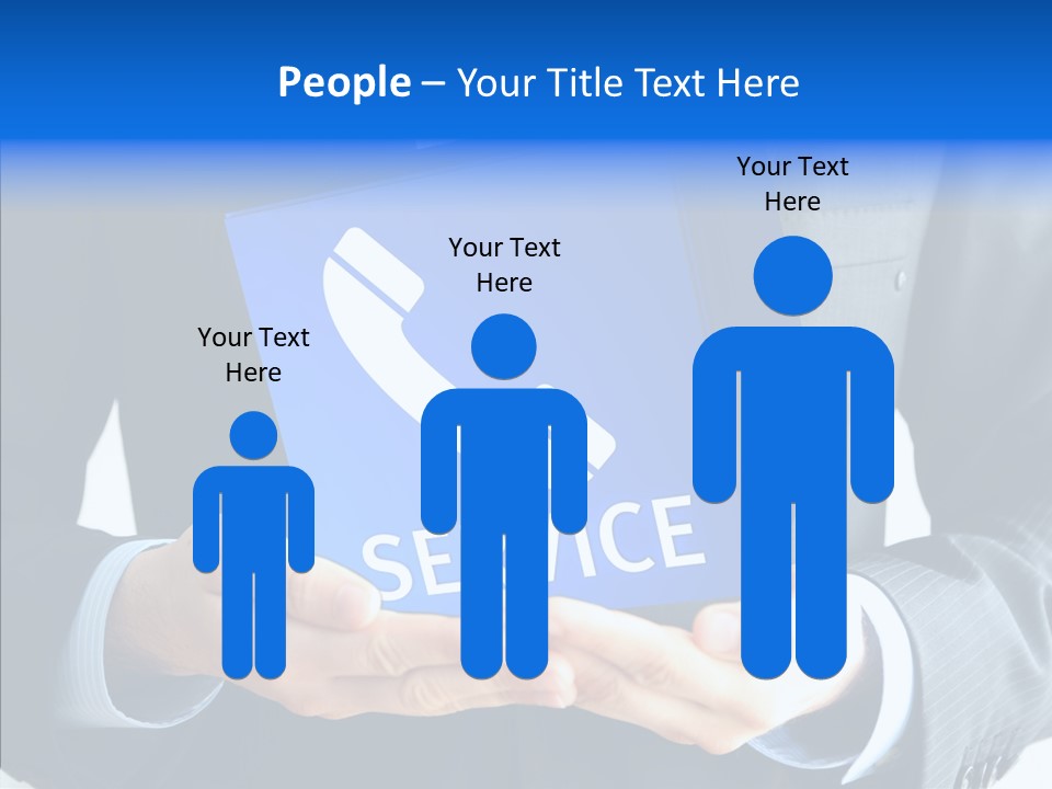 Give Connection Phone PowerPoint Template