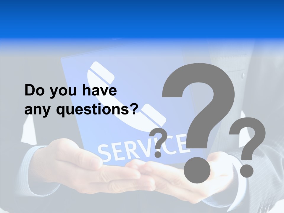 Give Connection Phone PowerPoint Template