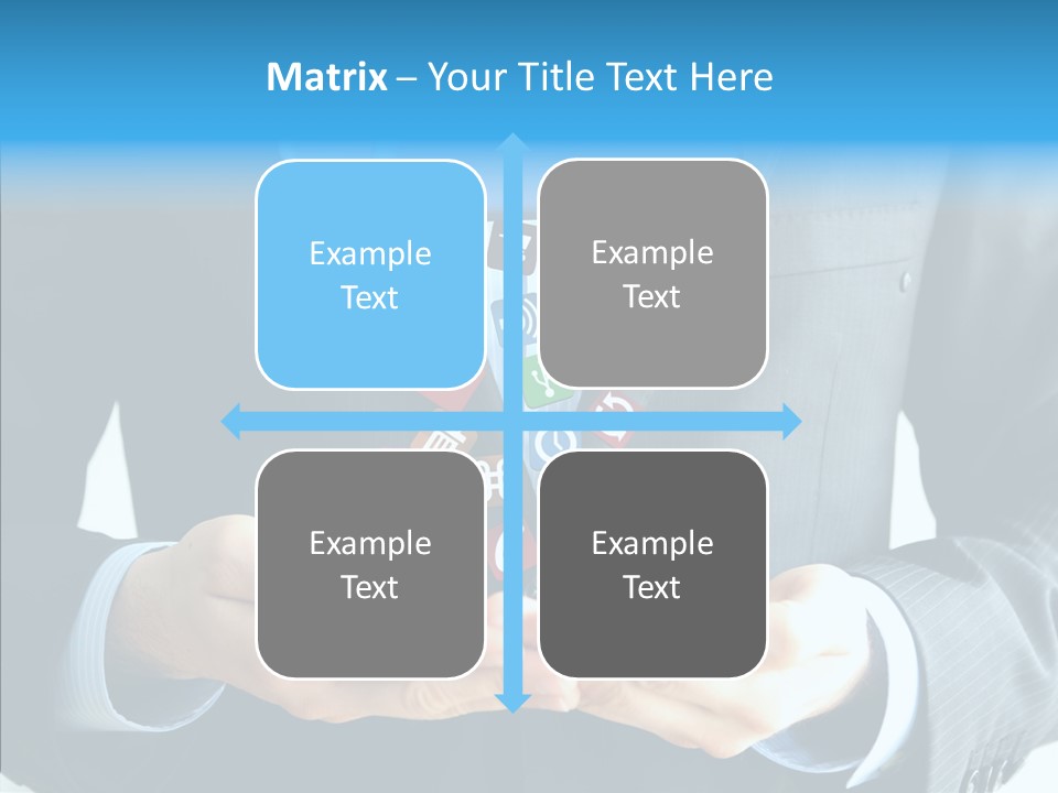 Server White Modern PowerPoint Template