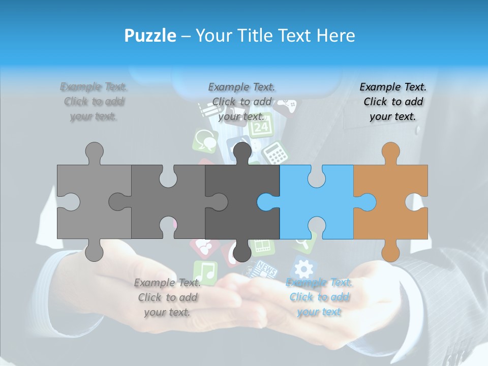 Server White Modern PowerPoint Template