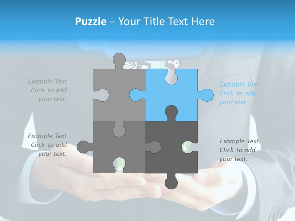 Server White Modern PowerPoint Template