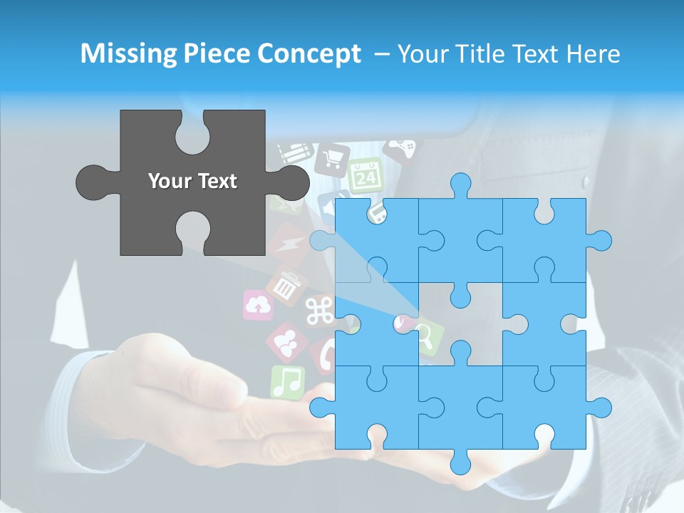 Server White Modern PowerPoint Template