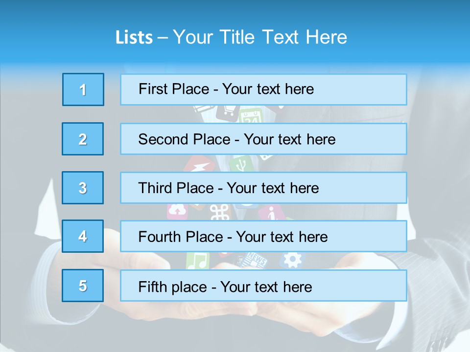 Server White Modern PowerPoint Template
