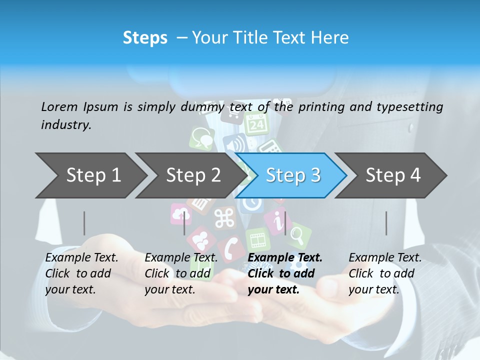 Server White Modern PowerPoint Template