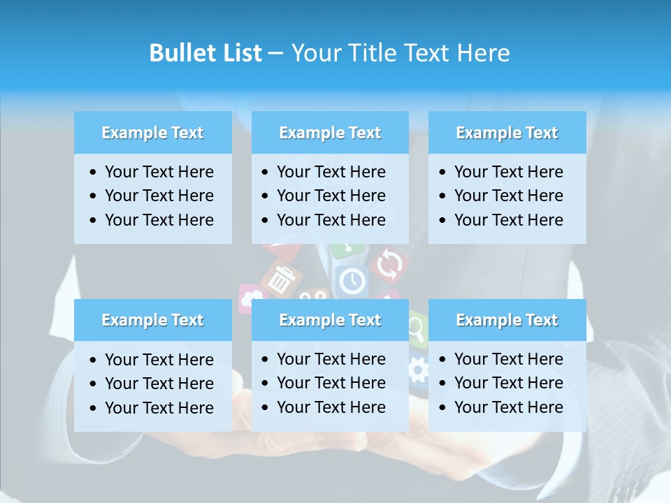 Server White Modern PowerPoint Template