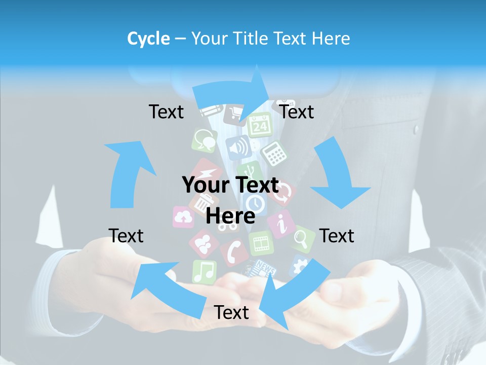 Server White Modern PowerPoint Template