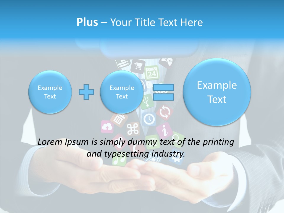 Server White Modern PowerPoint Template